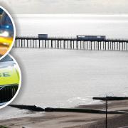The coastguard and police were called to an incident at Felixstowe overnight