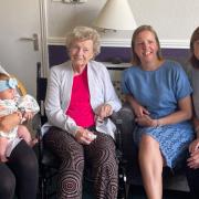 Baby Arabella is the newest arrival, while 89-year-old great-great grandmother is the oldest. Image: Rebecca Allen