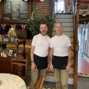 Adam Gray and Clive Driver, owners of The Blitz 1940s Tea Room in Ipswich, has announced it will close September 16