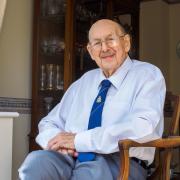 The family pays tribute to a well-known Ipswich businessman, Ken Oatley, who died at the age of 101, Family archives