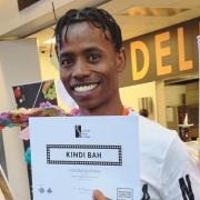 Kindi Bah has been shortlisted for a national award