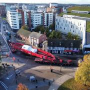 An abnormal load is being transported through Ipswich today
