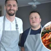 Crescent Café owners Lewis Clarke (left) and Daniel Ward (right) have had a 'crazy' five weeks