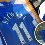 A signed Town shirt has sold for £1,700 after being found at a recycling centre in Suffolk