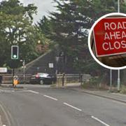 A road in Ipswich has been closed for emergency repair work
