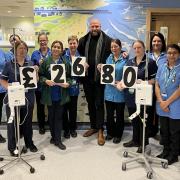 Whip Street Motors has donated £2,680 to Ipswich Hospital's oncology unit