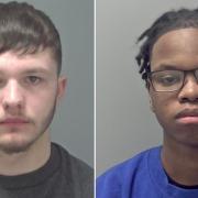 Alfie Hammett (left) and Joshua Howell (left) were found guilty of murder
