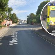 Woodbridge Road was closed following a serious collision in Ipswich