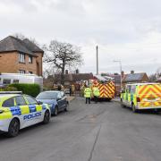 A man in his 50s died in the fire at Crocus Close in Ipswich.
