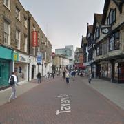 Police carried out a warrant in Tavern Street