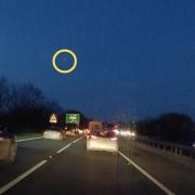 A meteor was spotted over Ipswich last night