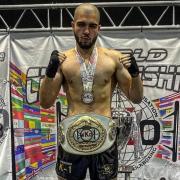 Martin Dimitrov from Ipswich is hoping to make it professonal as a kickboxing star, after winning a world title