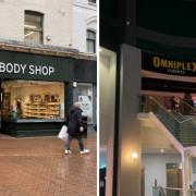 The Body Shop is closing its Ipswich store, while there is doubt over the future of the Omniplex cinema