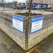 The signs indication there is a marshalled taxi rank in Duke Street Car Park are to be removed eight months after the trial period ended