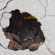 Drivers are still being warned of a sinkhole in Ipswich