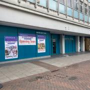 Signs have gone up for the new Ipswich Bazaar in the former Poundland