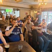 The final whistle at The Plough.