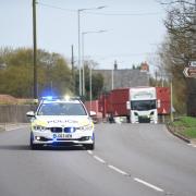 A road will be closed on Sunday for an abnormal load (file photo)