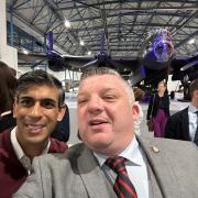 Nigel Seaman of Combat2Coffee was delighted to be recognised by Prime Minister Rishi Sunak at an event he attended on Friday. Image: Combat2Coffee