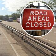 The A14 near Ipswich has been closed by Suffolk Police