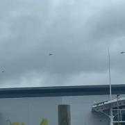 Watch as army helicopters fly over Ipswich for largest NATO exercise since cold war