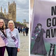 Suffolk WASPIs made the journey to London to hear MPs discuss the issue of compensation. Image: PA / Karen Sheldon