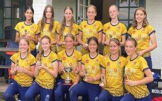 Ipswich School Girls U15\'s cricket team won the T20 national championships, for the second year running