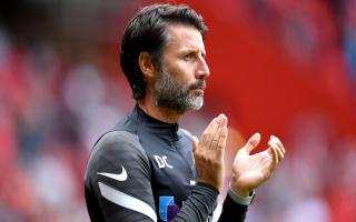 Portsmouth manager Danny Cowley ahead of the Sky Bet League One match at The Valley, London. Picture date: Saturday September 25, 2021.