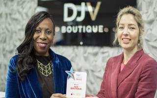The owner of an Ipswich womenswear store which has become a staple of the town centre was 'elated' to discover she had won a prestigious regional award.