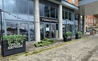 Pizza Express on the town's Waterfront will be closed until May 17