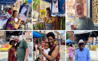People came together in Ipswich on Thursday, the 75th anniversary of the Windrush passenger ship arriving in Essex. Image: Abygail Fossett