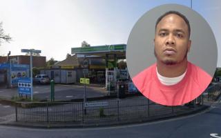 Gladstone Allen has been sentenced to three years in prison after assaulting two men at the BP garage last year.