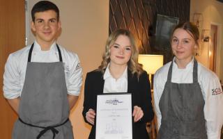 A team from Suffolk New College are up for Young Restaurant Team of the Year