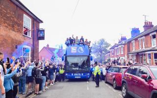 A boy was injured during Town's promotion parade in Ipswich